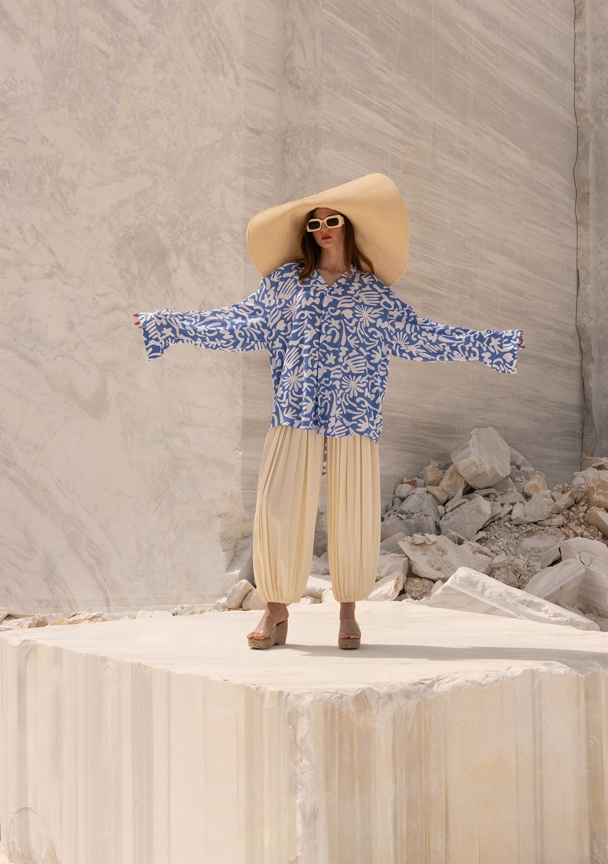 Blue Mystic Harlequin Shirt