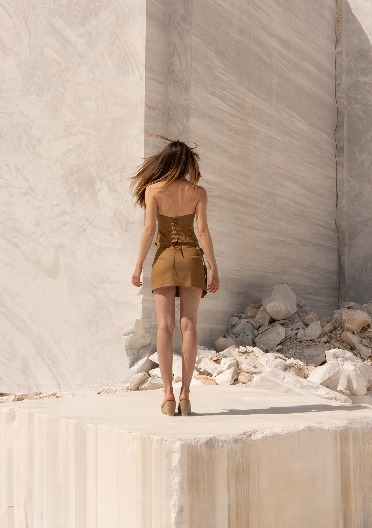 Beige The Performer Corset