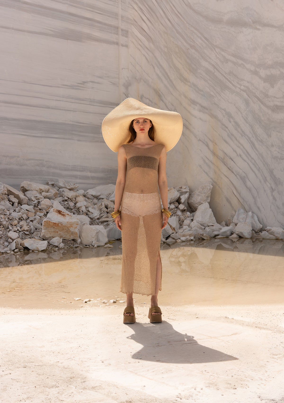 Beige Bali Breeze Dress