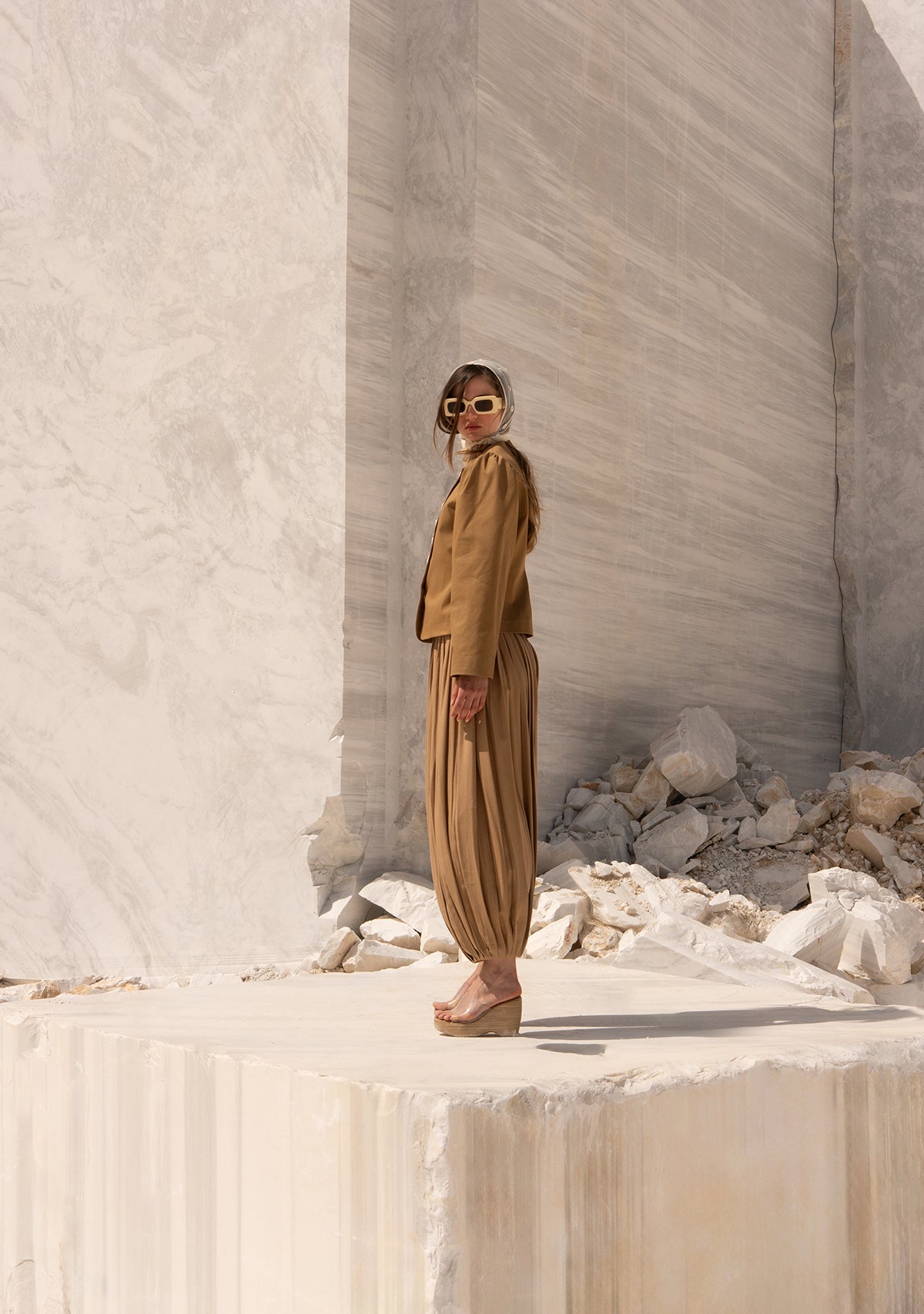 Beige The Curtain Call Jacket