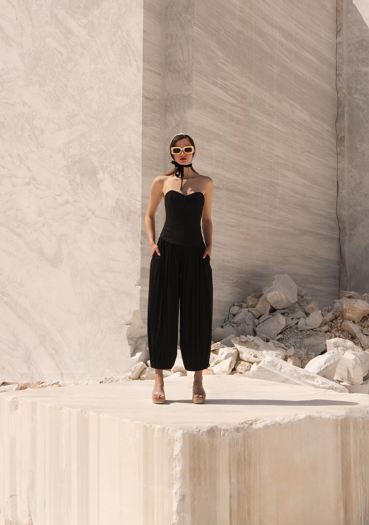 Black Laughing Oracle Trousers