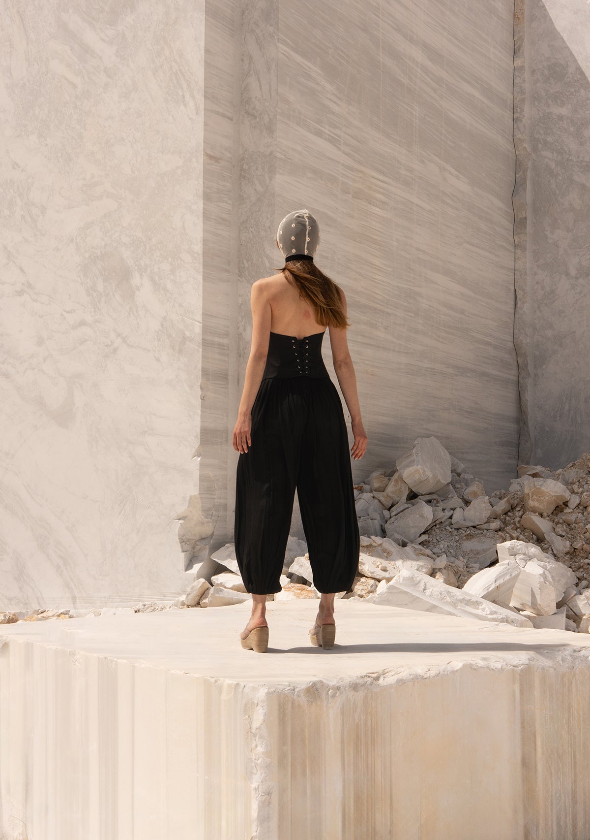 Black Laughing Oracle Trousers