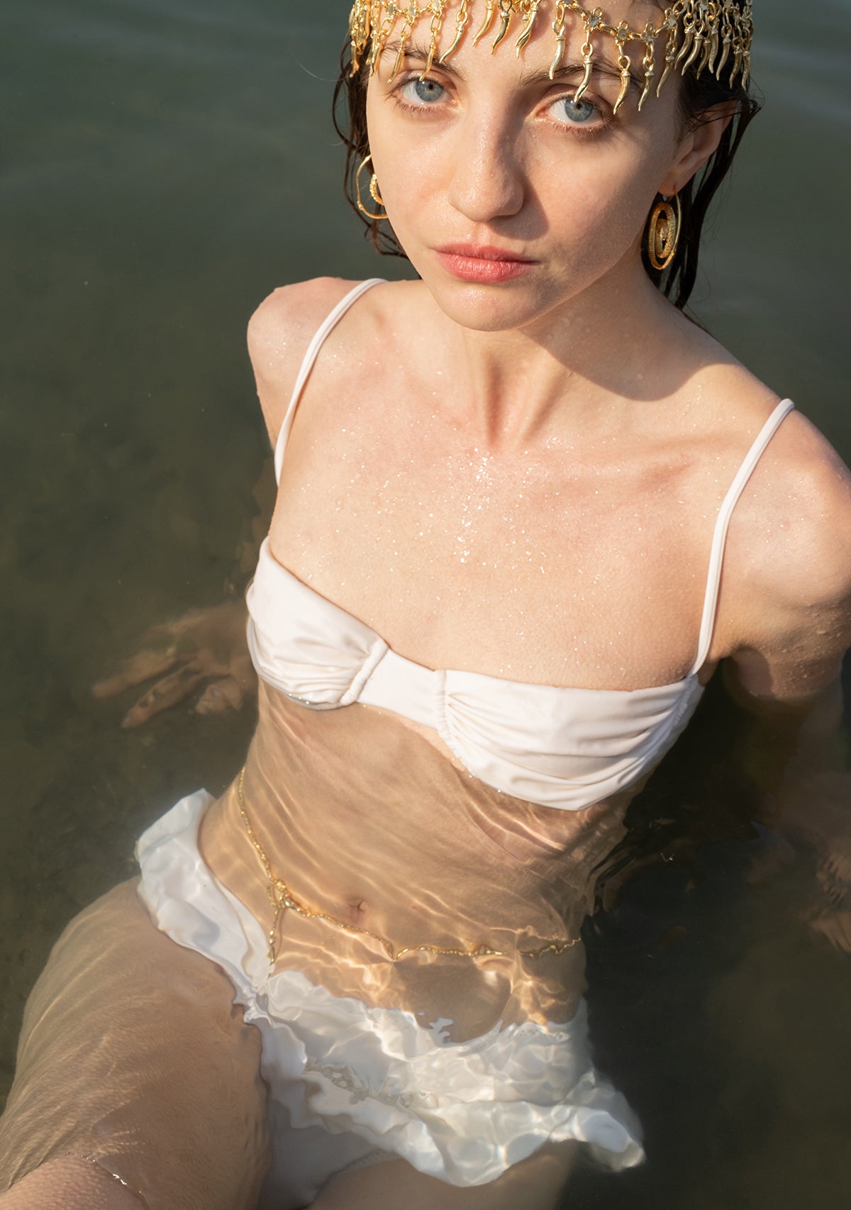 White Shell Top