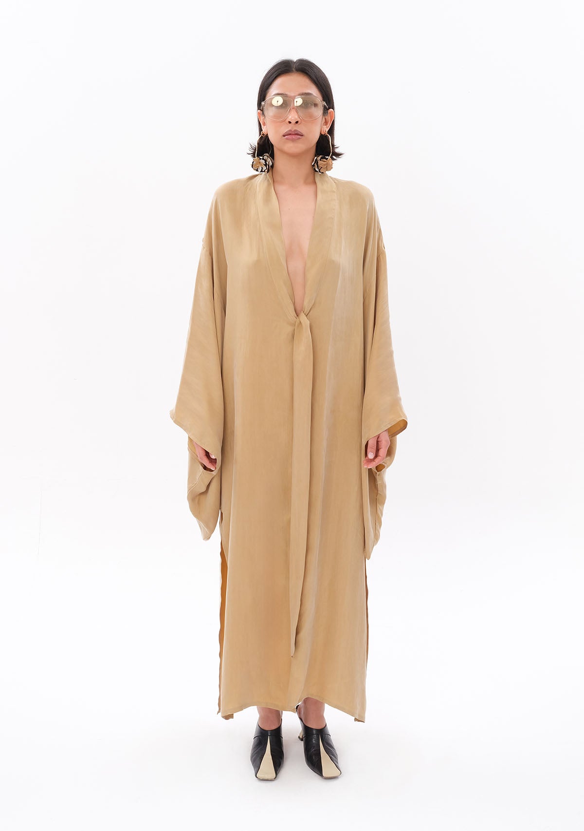 Açık Yeşil Luxe Tencel™ Kimono