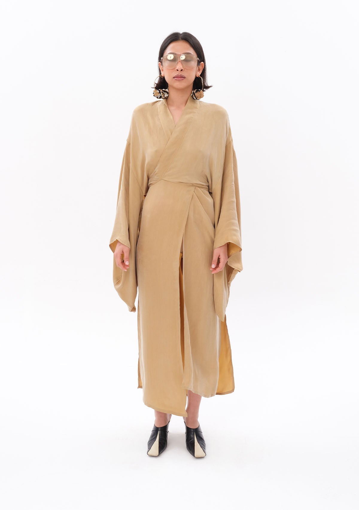 Açık Yeşil Luxe Tencel™ Kimono