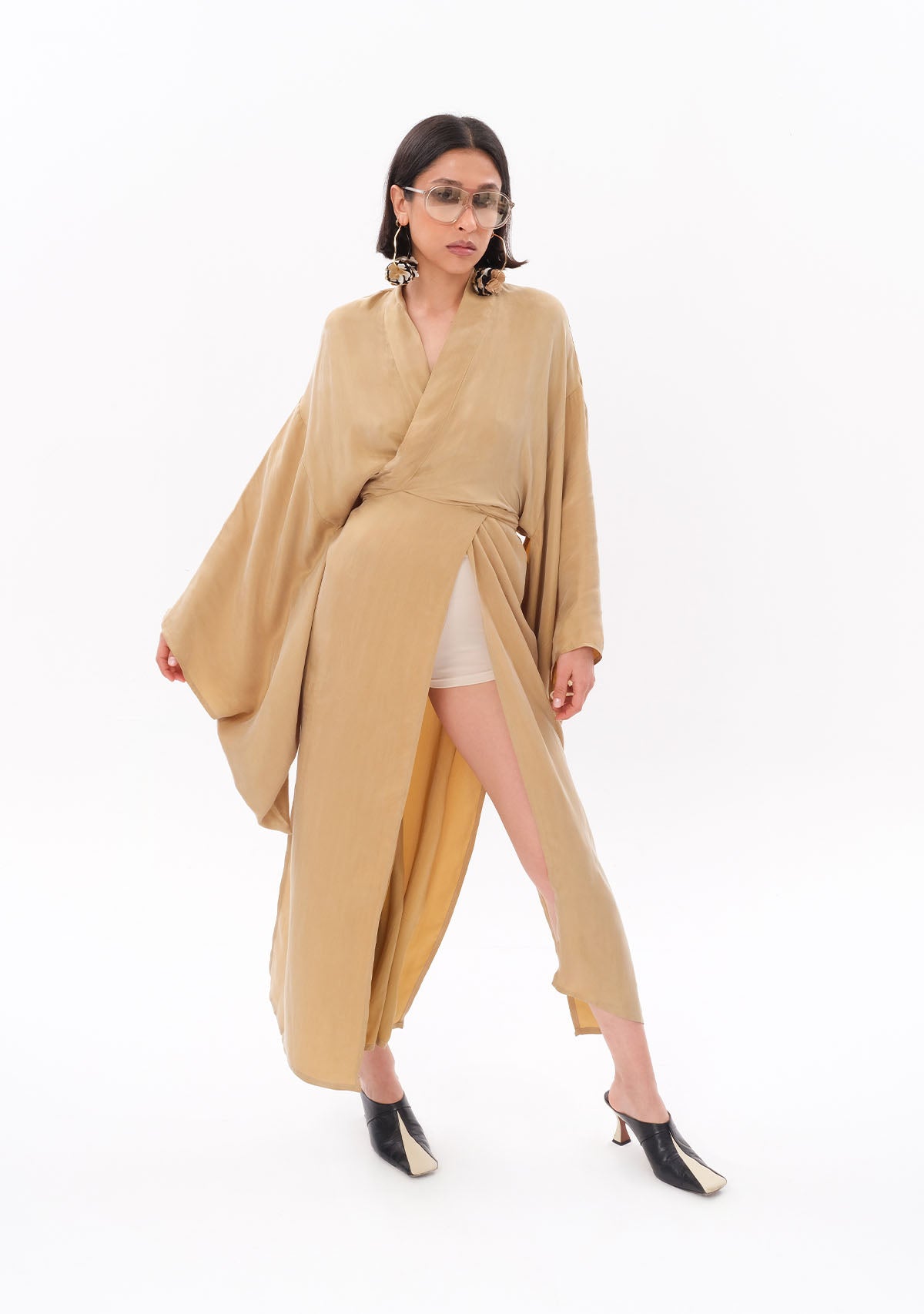 Açık Yeşil Luxe Tencel™ Kimono