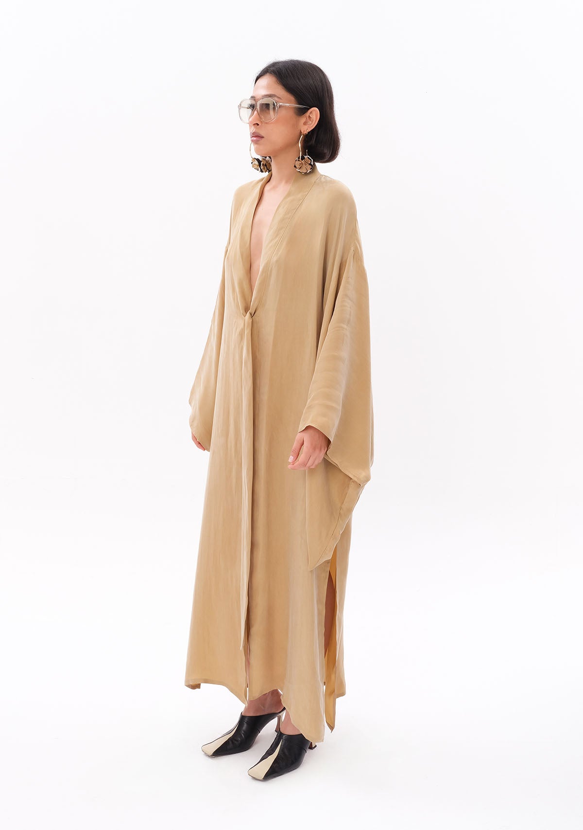 Açık Yeşil Luxe Tencel™ Kimono