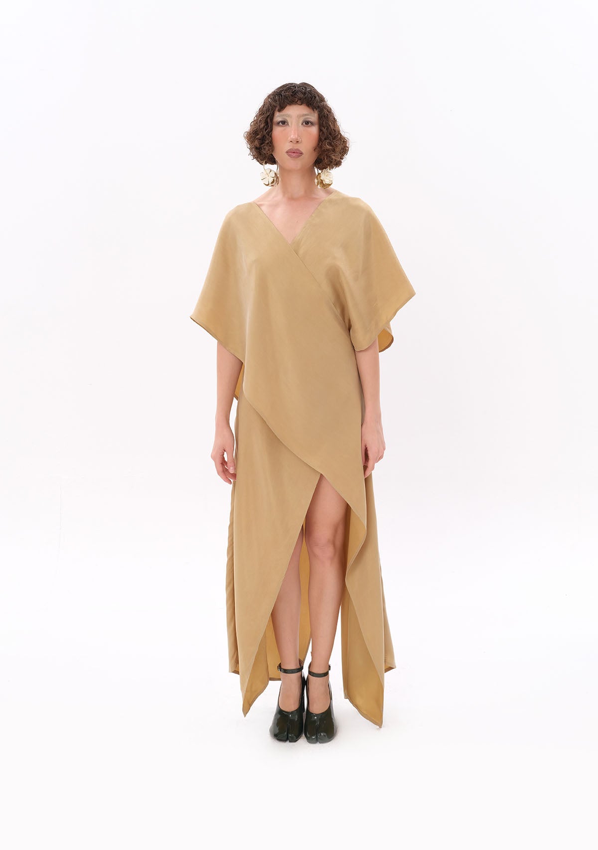 Bej Luxe Tencel™ Elbise