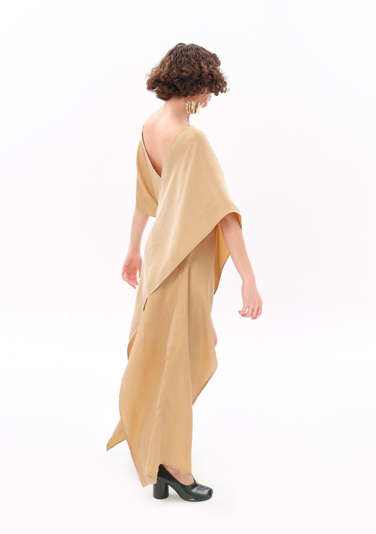 Bej Luxe Tencel™ Elbise