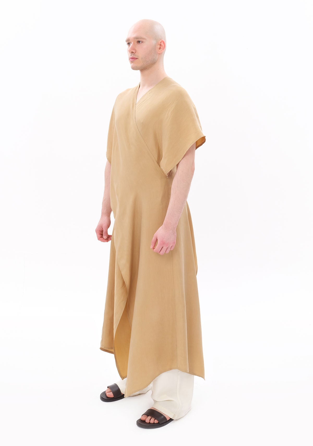 Bej Luxe Tencel™ Elbise