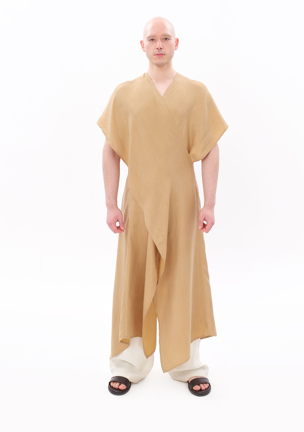 Bej Luxe Tencel™ Elbise