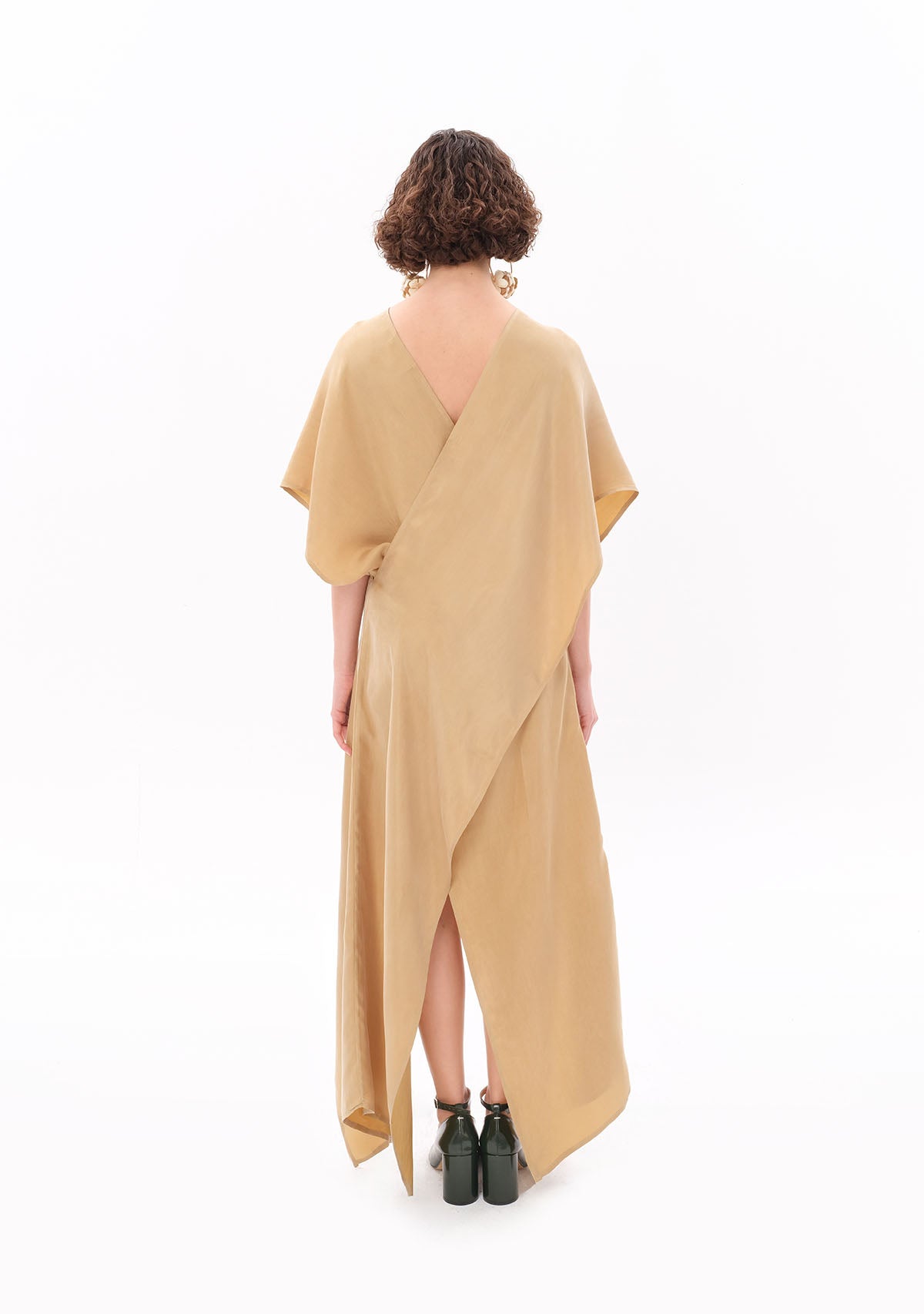 Bej Luxe Tencel™ Elbise