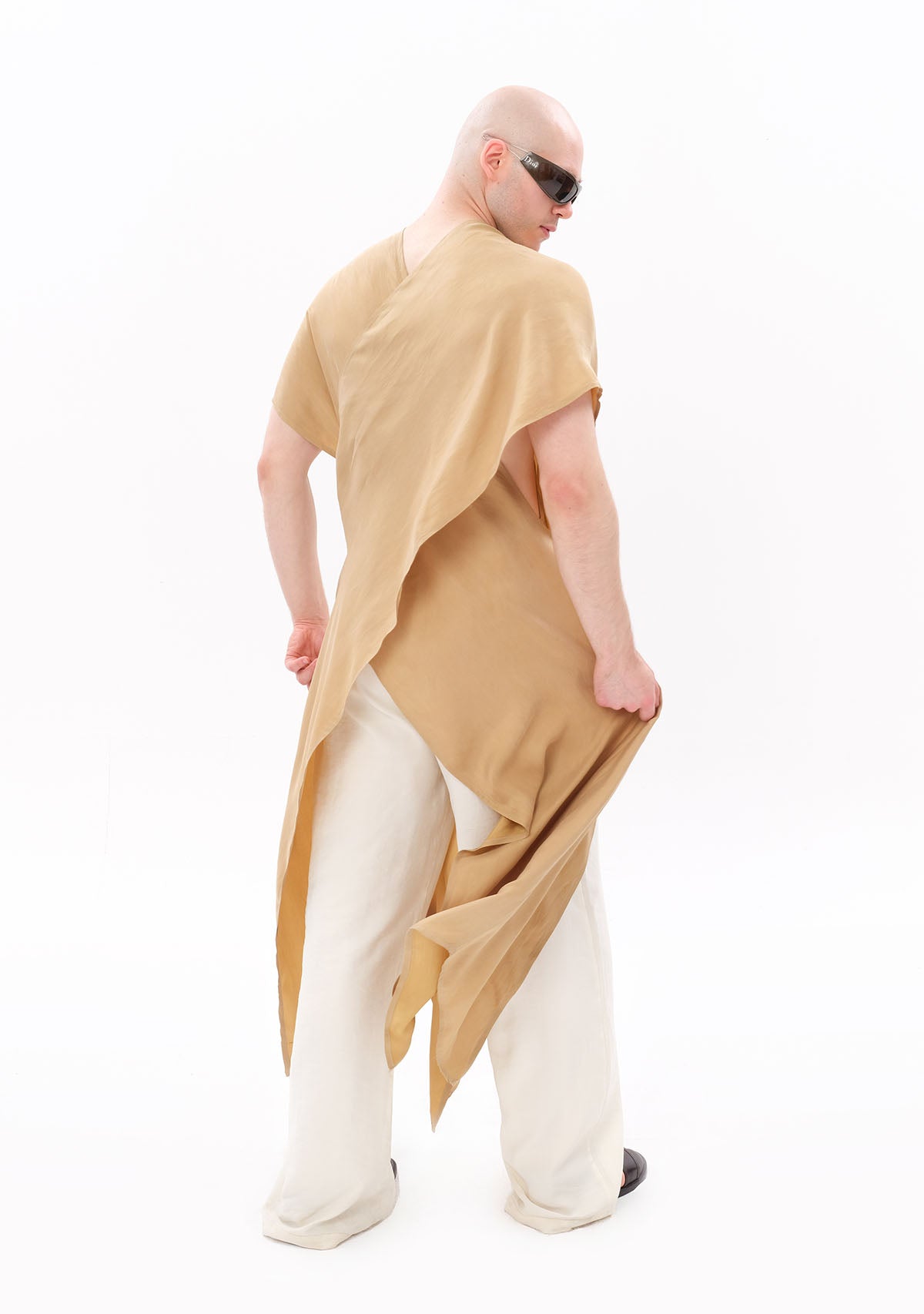 Bej Luxe Tencel™ Elbise