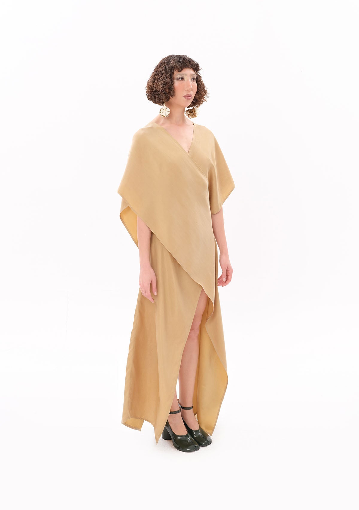 Bej Luxe Tencel™ Elbise