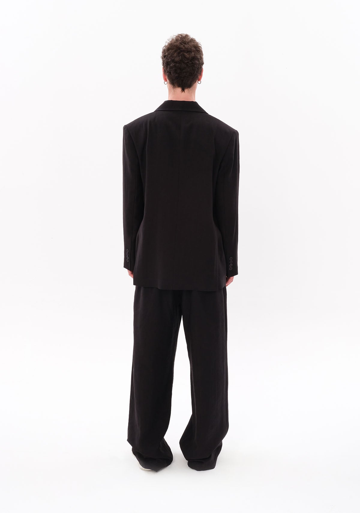 Siyah Tencel™ Blazer