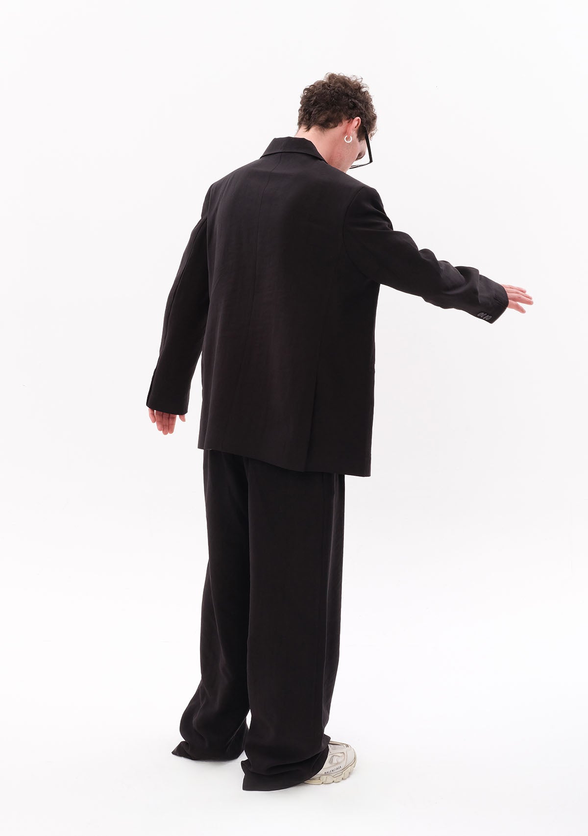 Siyah Tencel™ Blazer