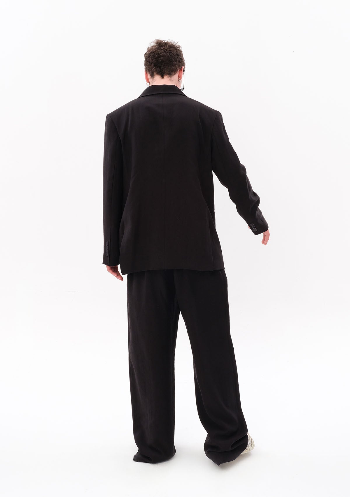 Siyah Tencel™ Blazer