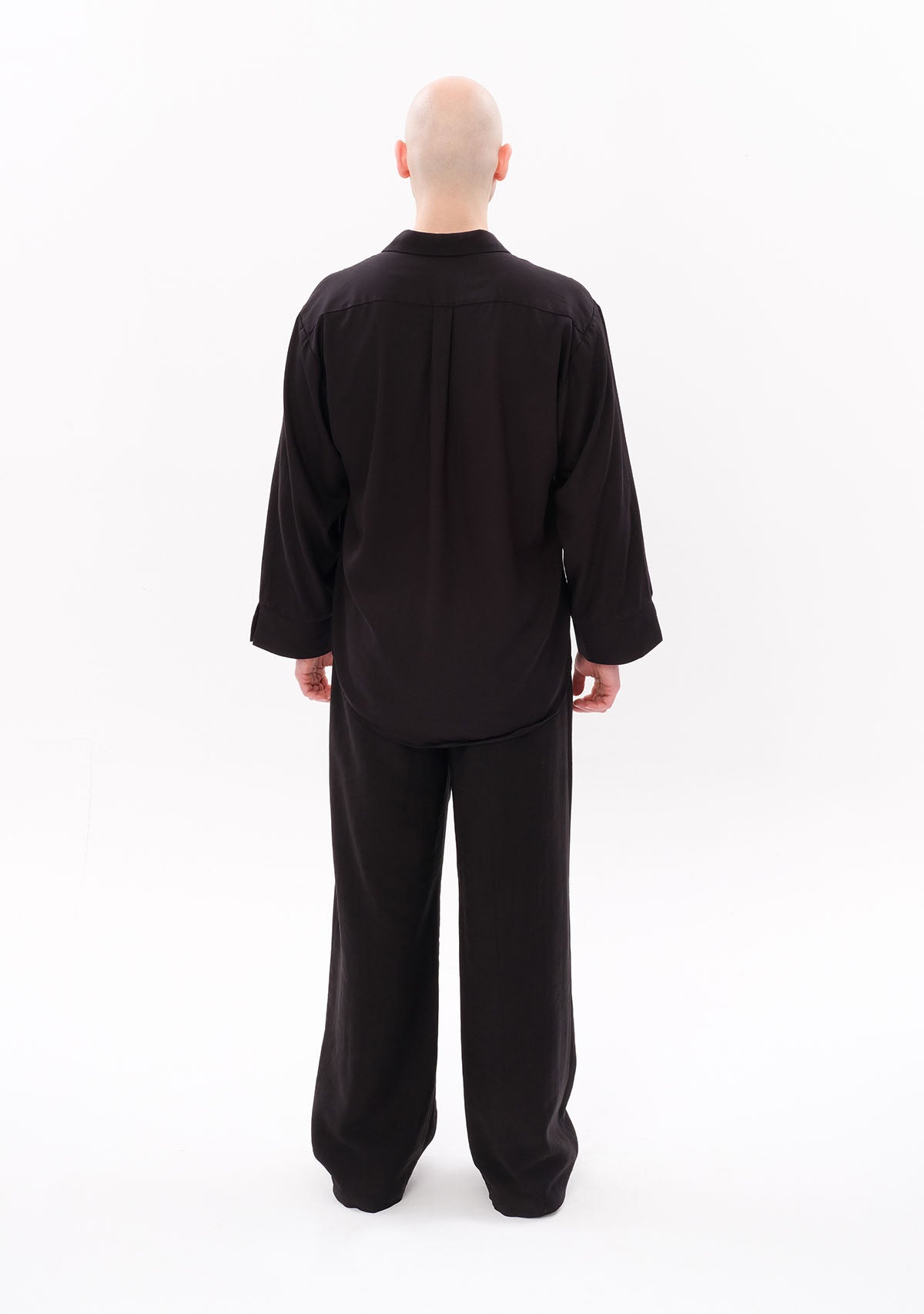 Black Tencel™ Oversize Shirt