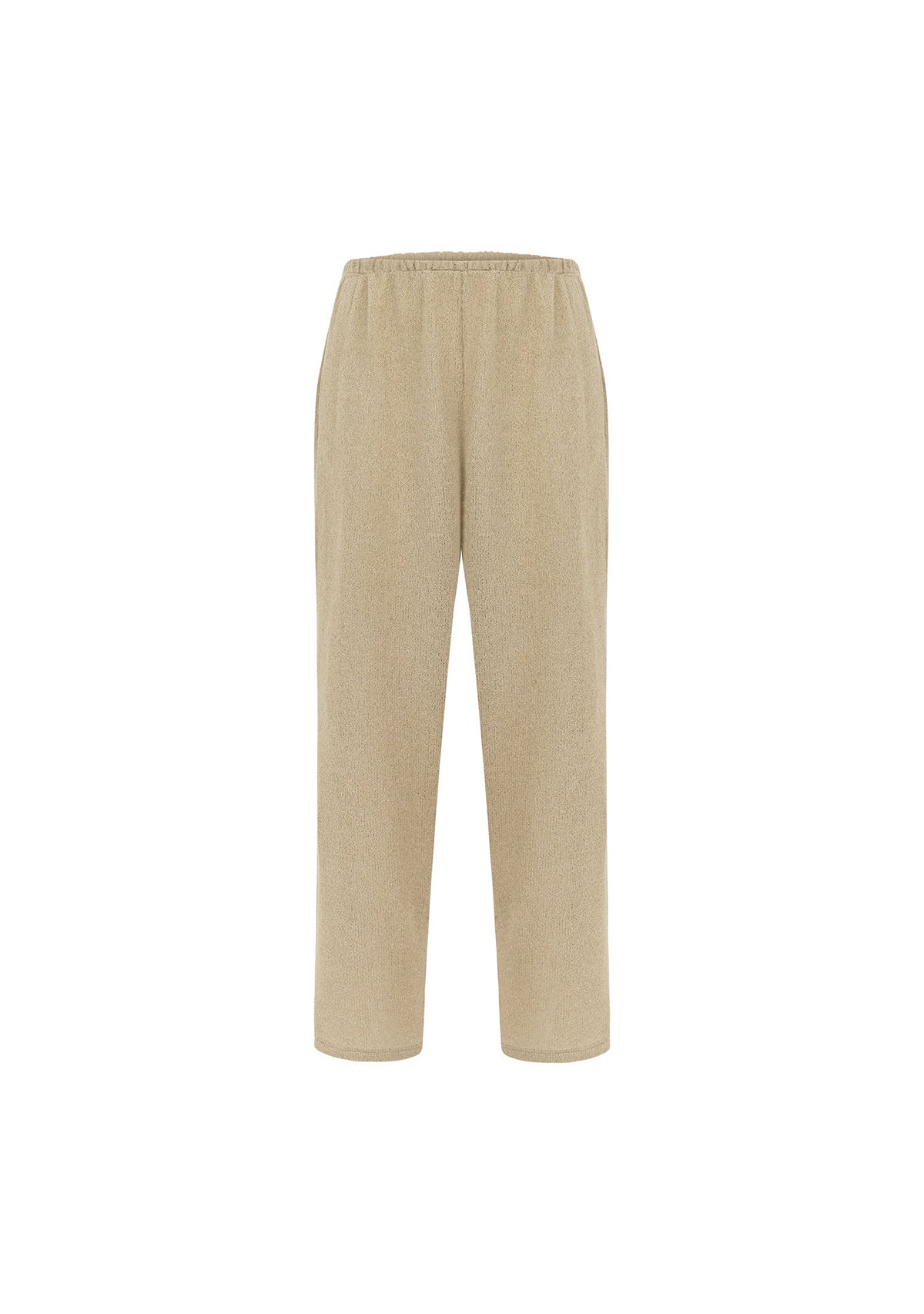 Beige Knit Pants