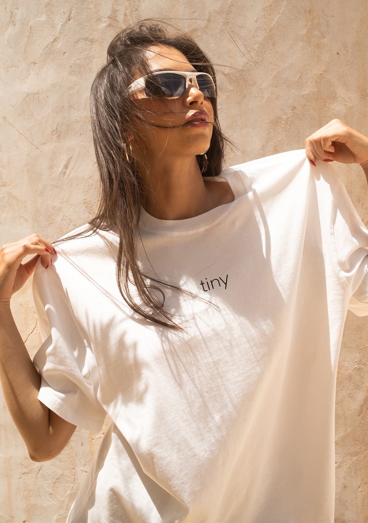 Tiny Oversize White T-Shirt