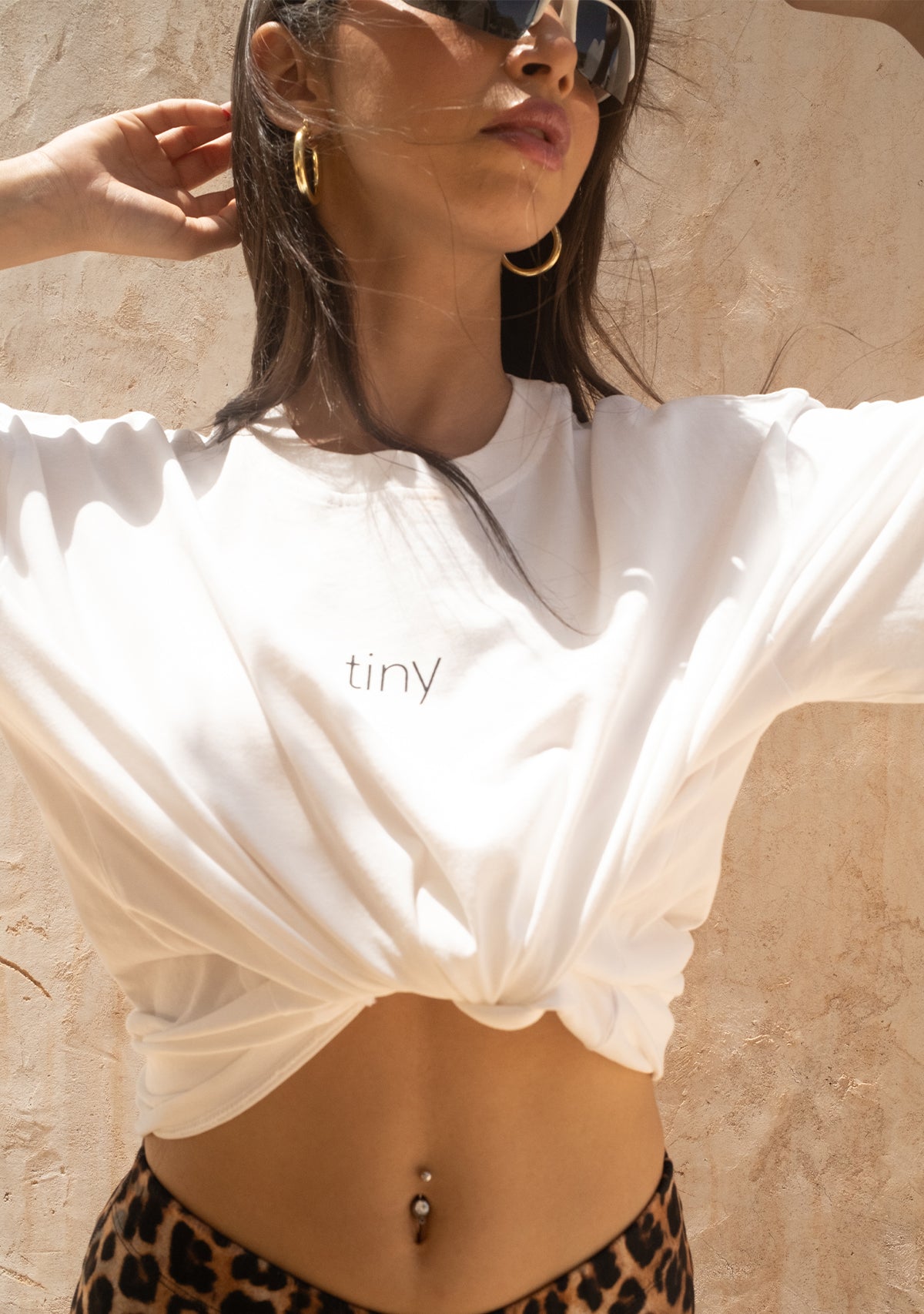 Tiny Oversize White T-Shirt