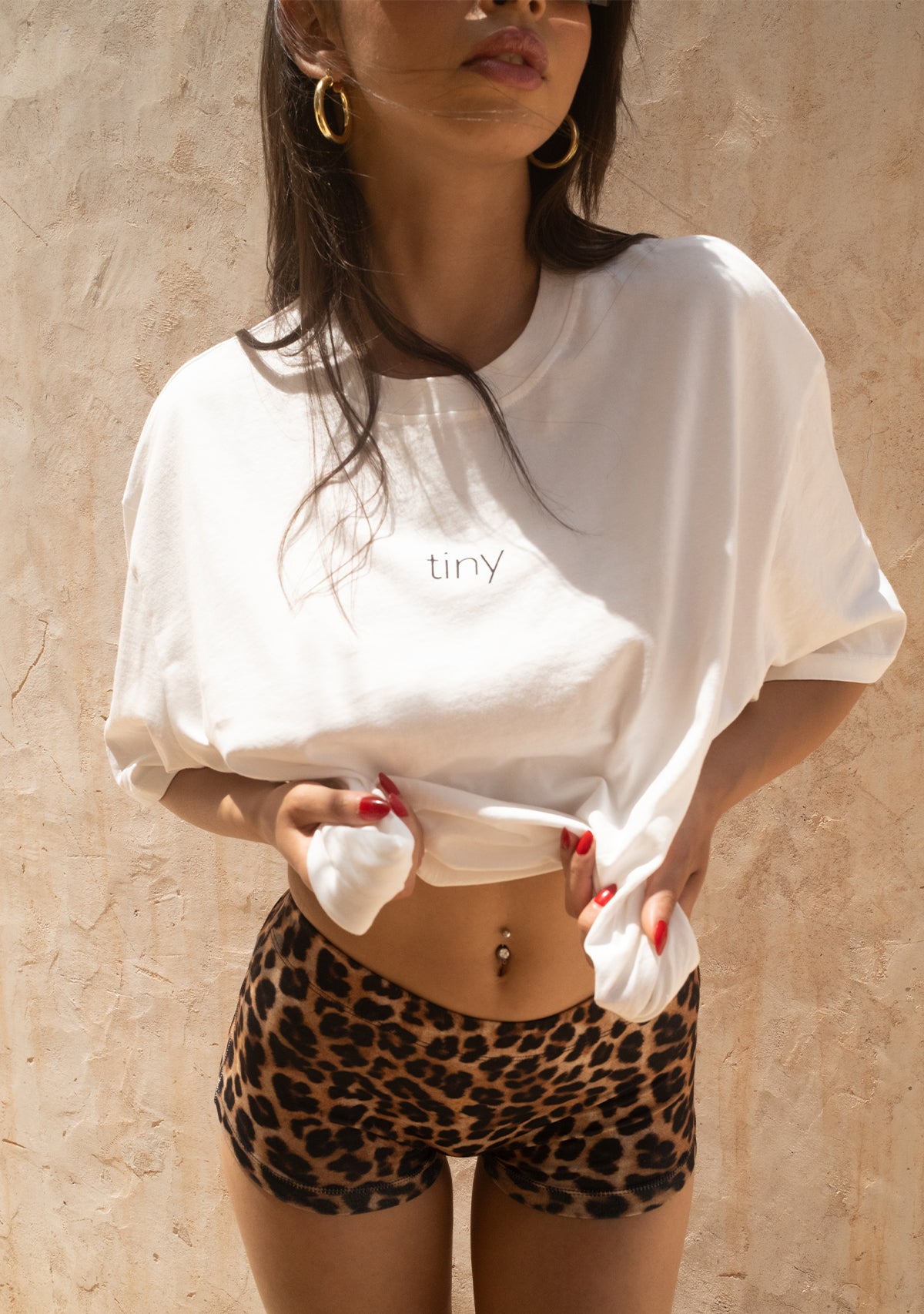 Tiny Oversize White T-Shirt