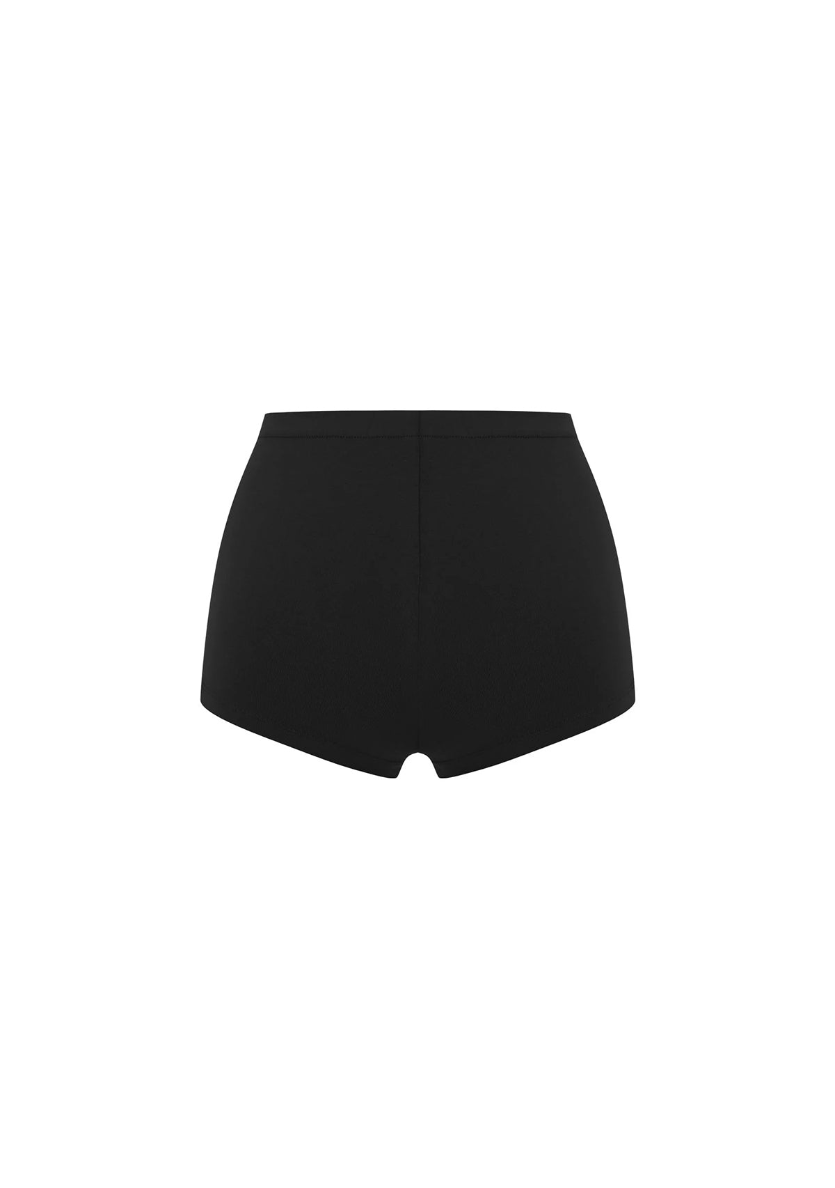Siyah Yüksek Bel Dar Boxer