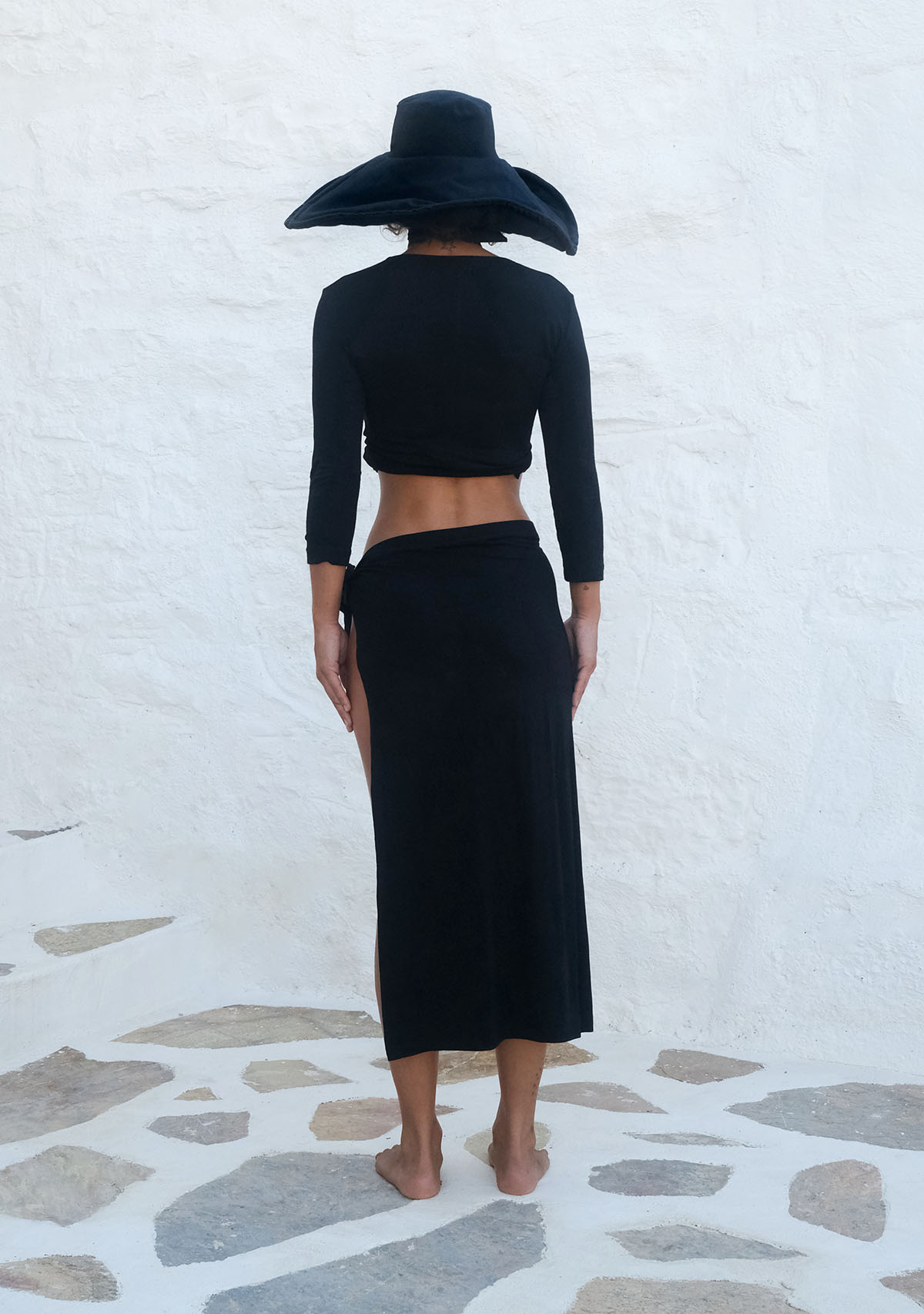 Black Long Pareo