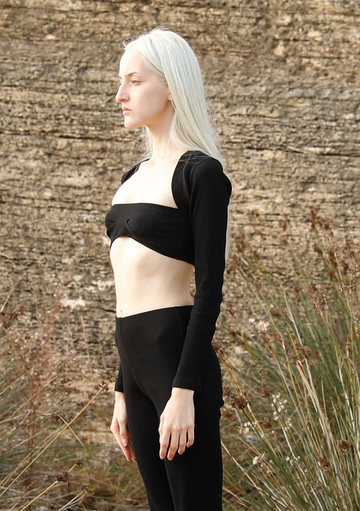 Siyah Esnek Bolero