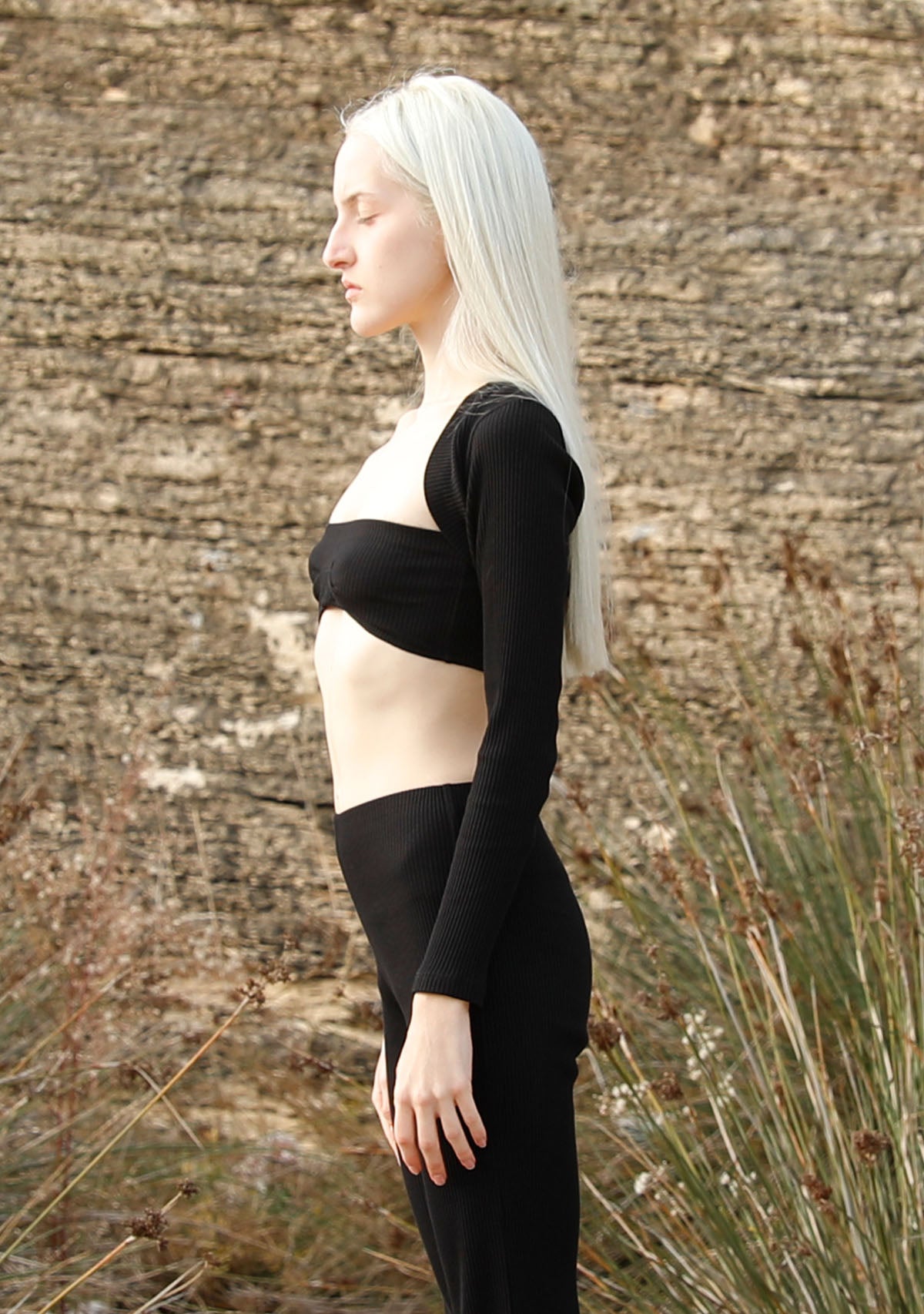 Siyah Esnek Bolero