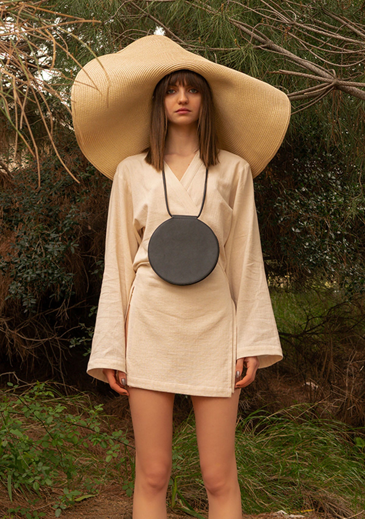 Black Vegan Leather Bag