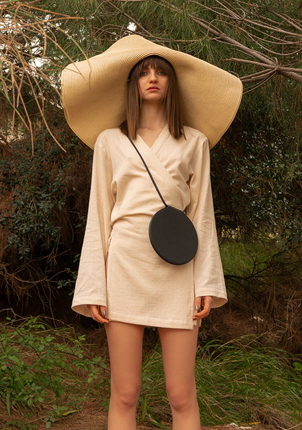 Black Vegan Leather Bag