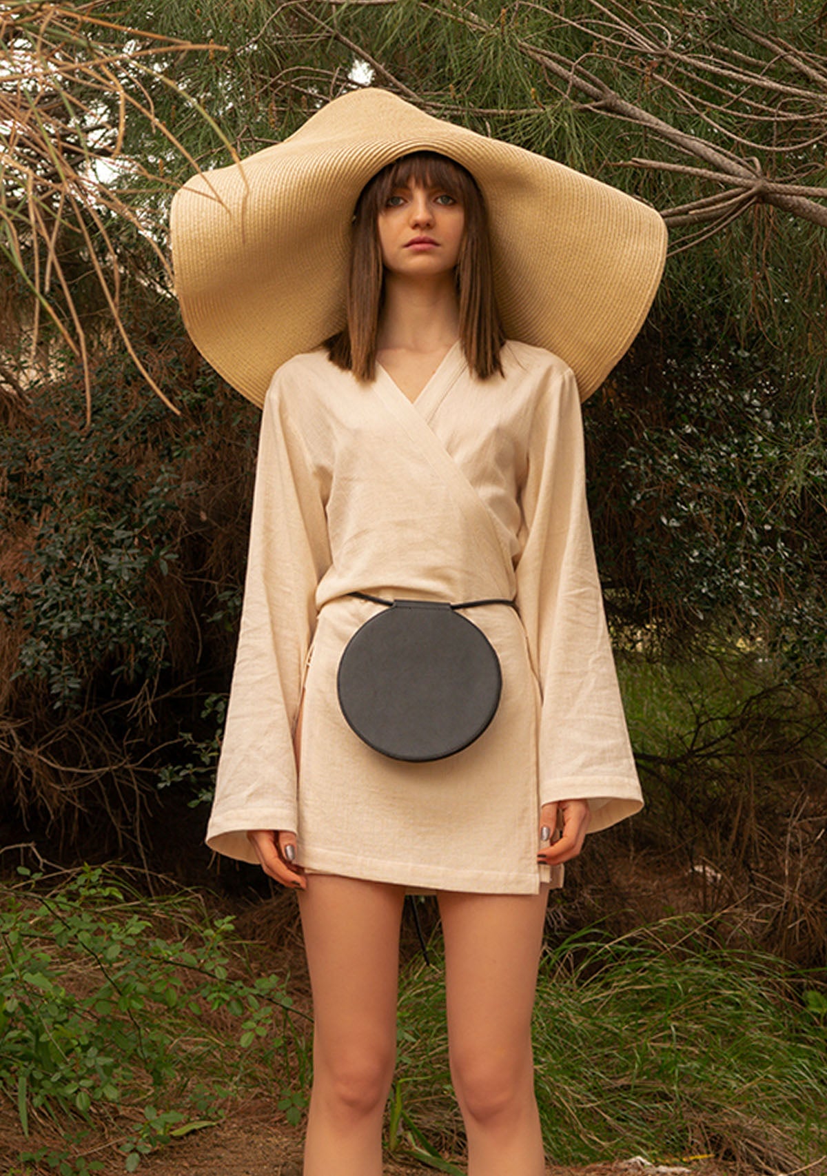 Black Vegan Leather Bag