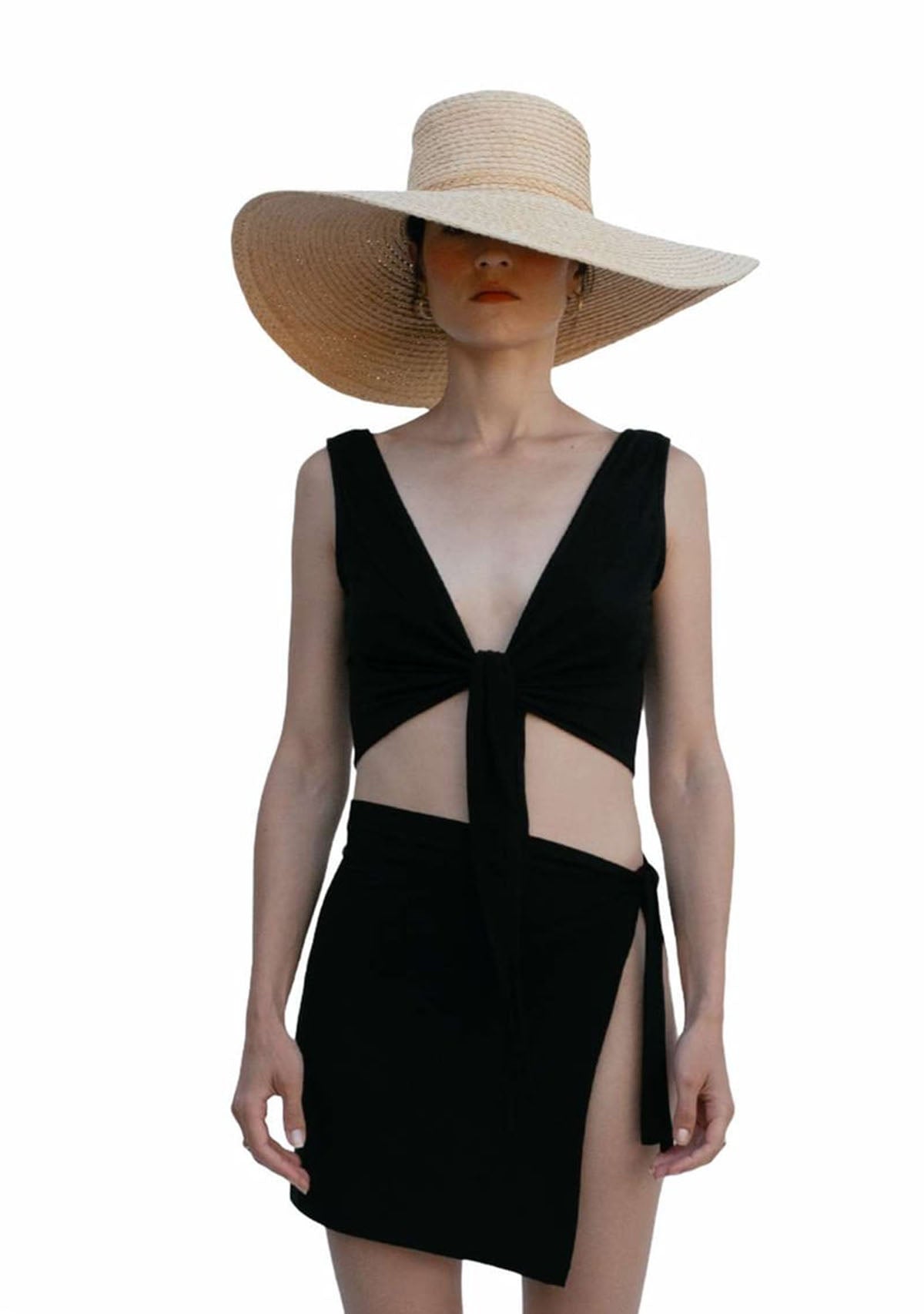 Black Wrap Top