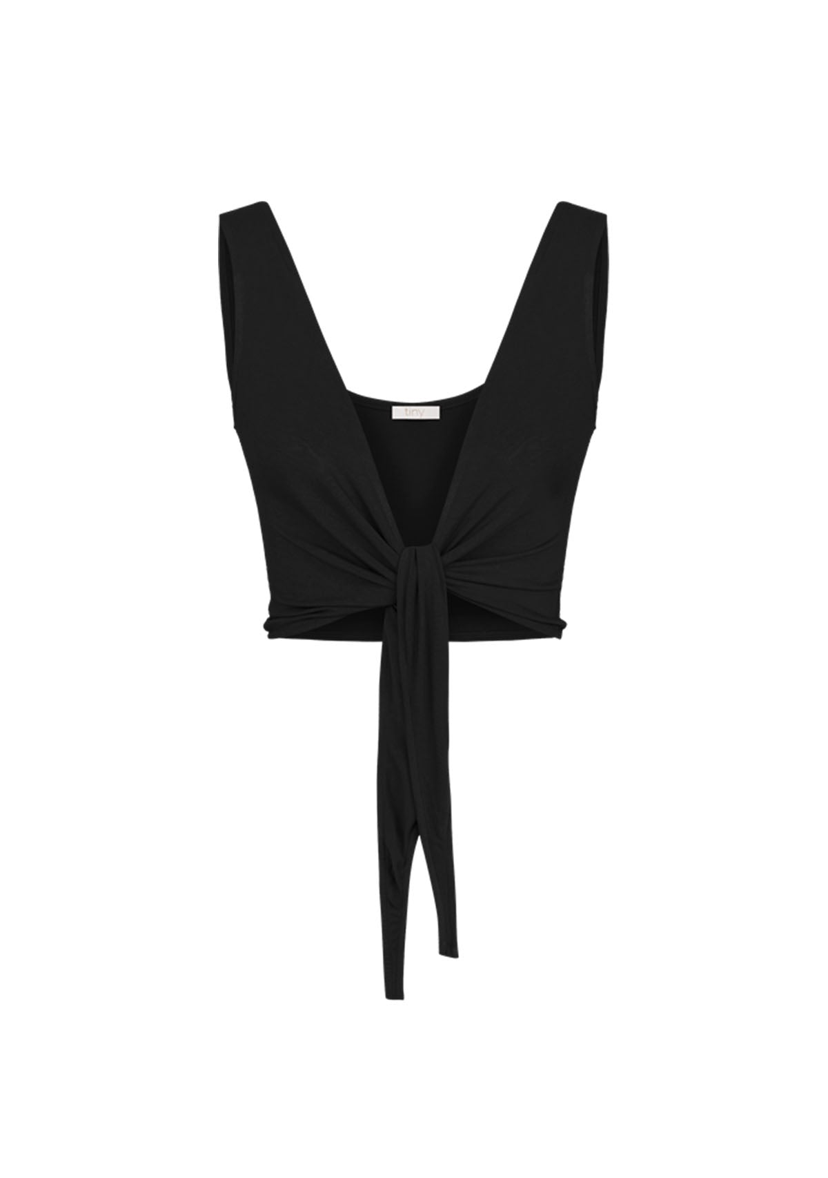 Black Wrap Top