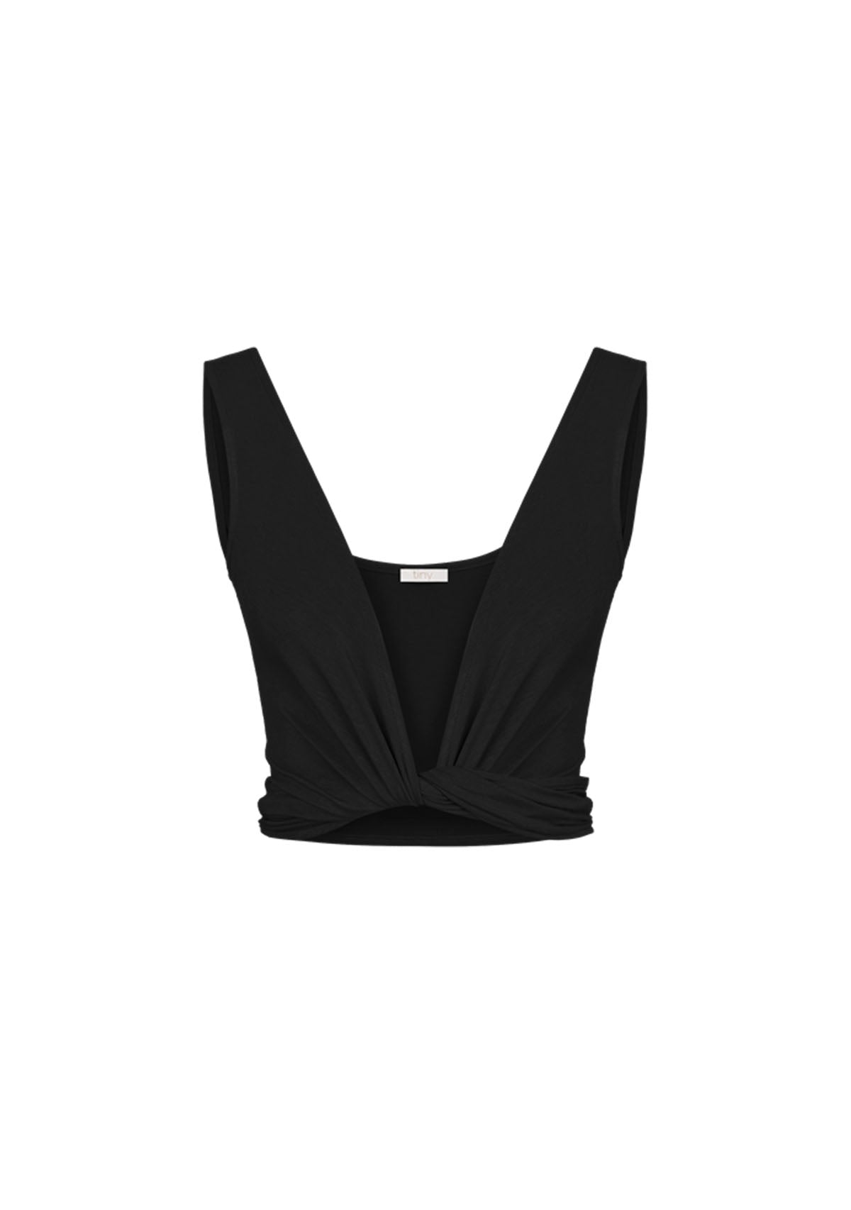 Black Wrap Top