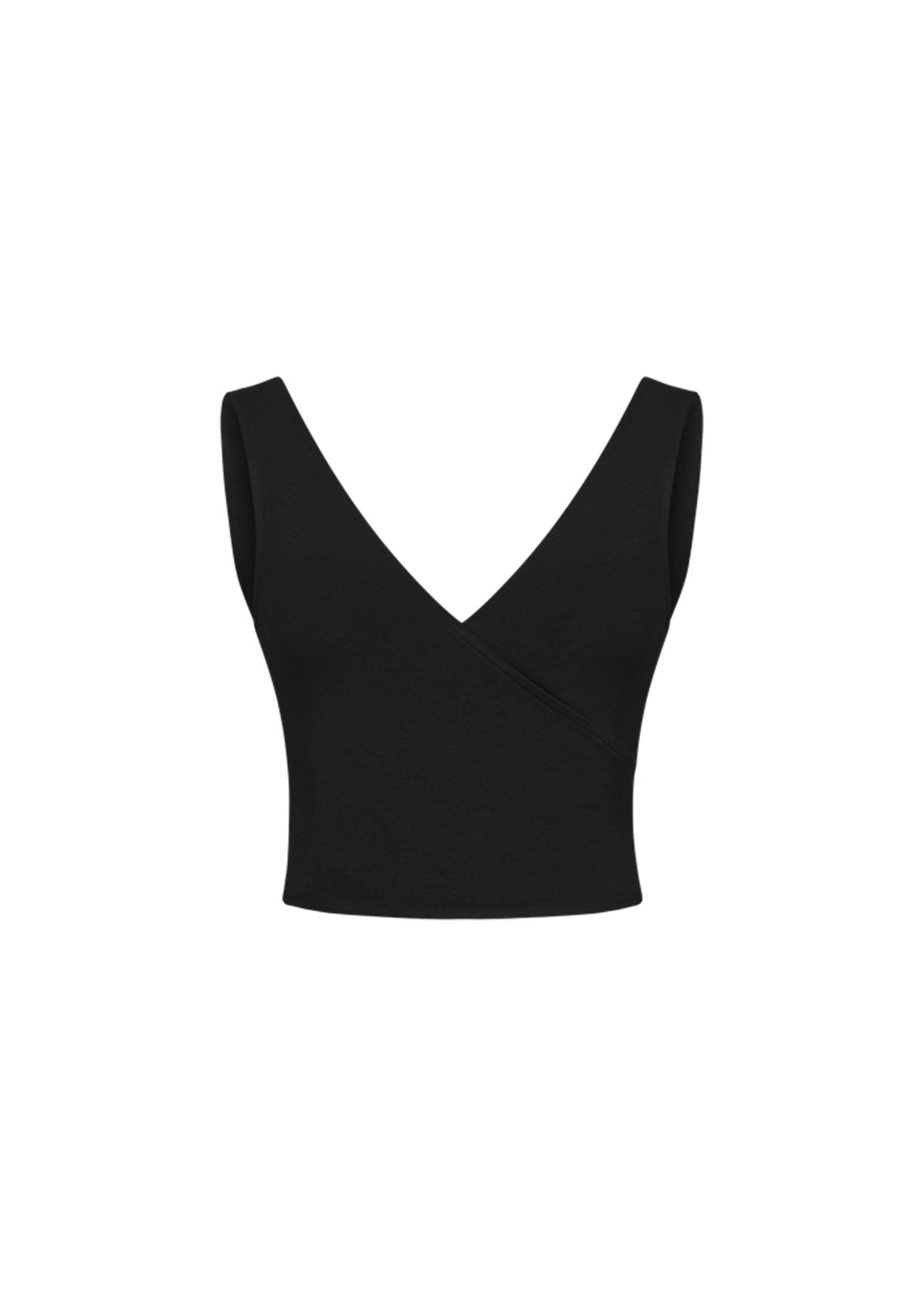 Black Wrap Top