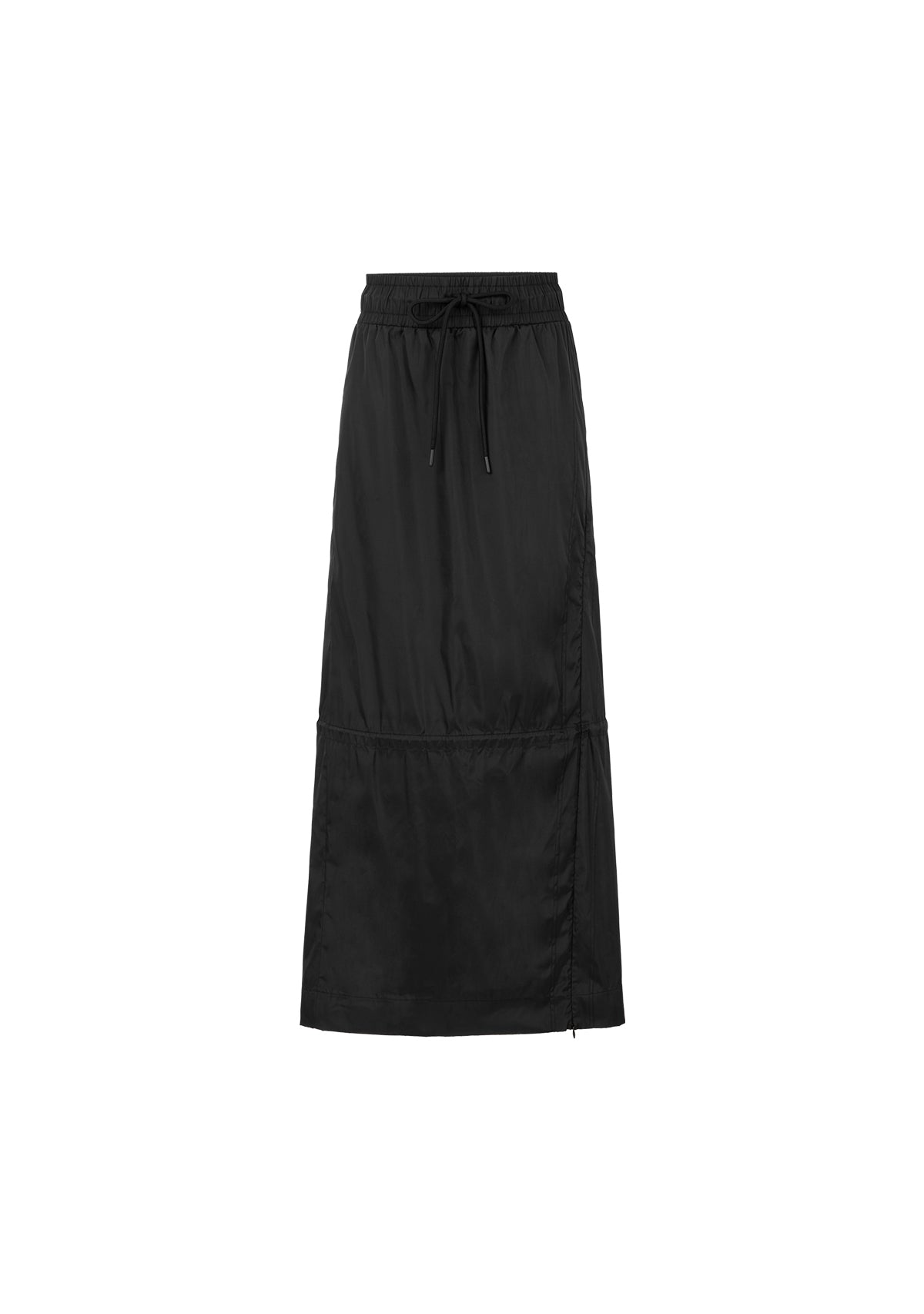 Paraşüt Kumaş Fonksiyonel Siyah Etek