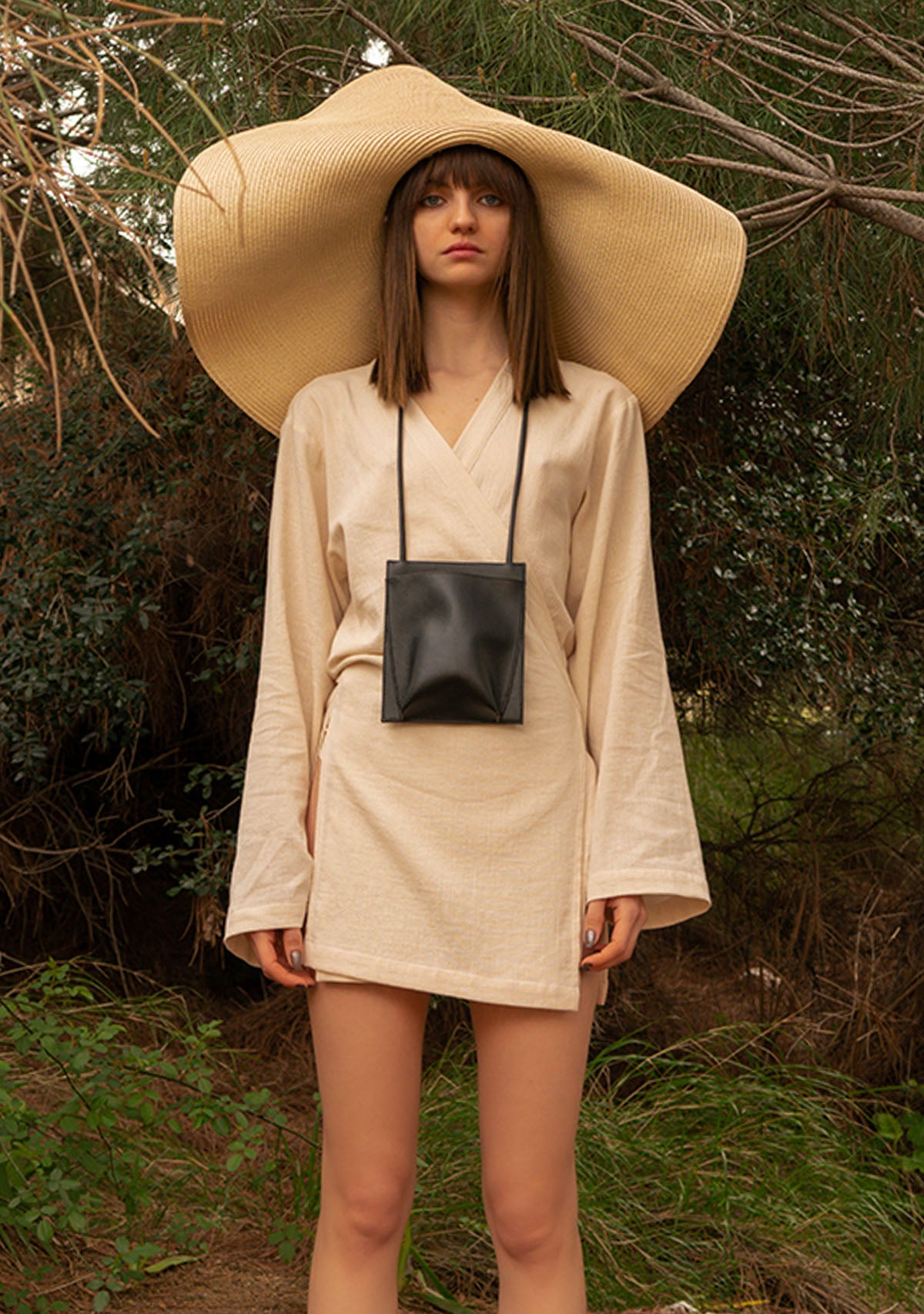 Black Vegan Leather Bag