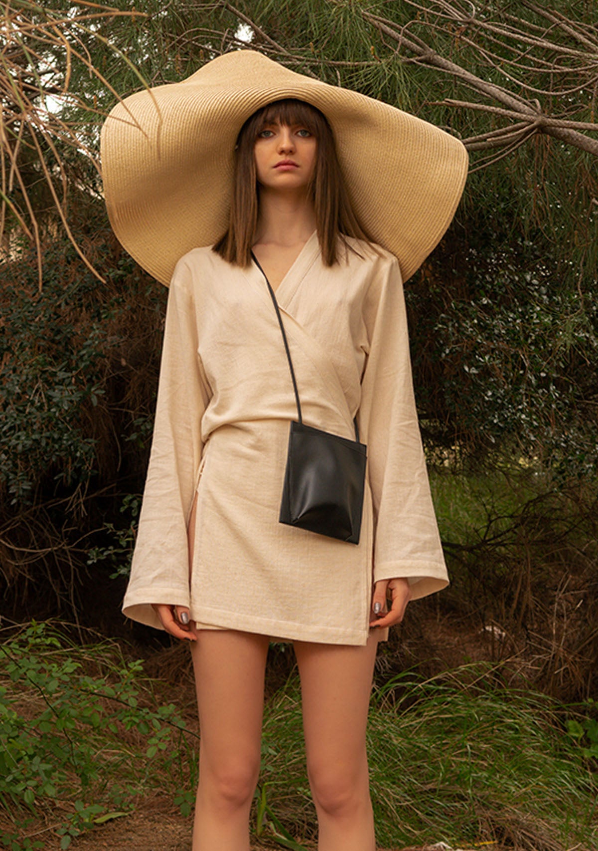 Black Vegan Leather Bag