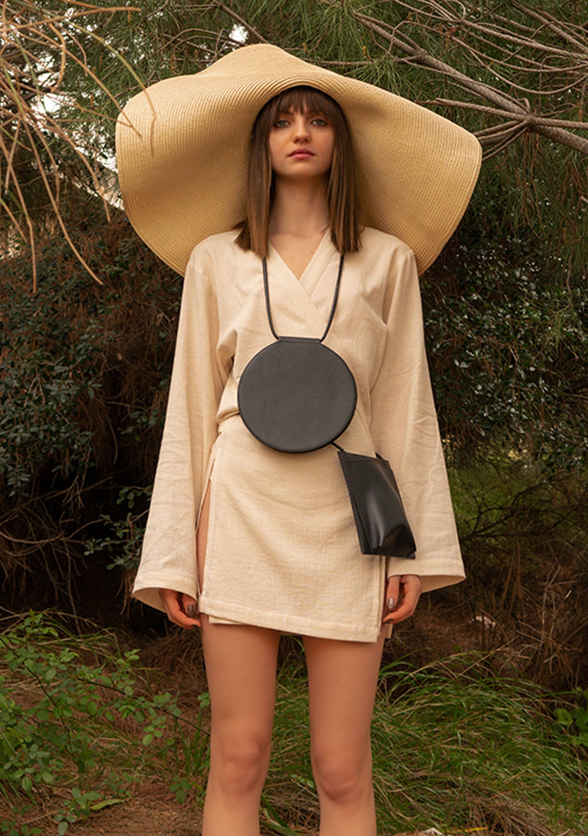 Black Vegan Leather Bag