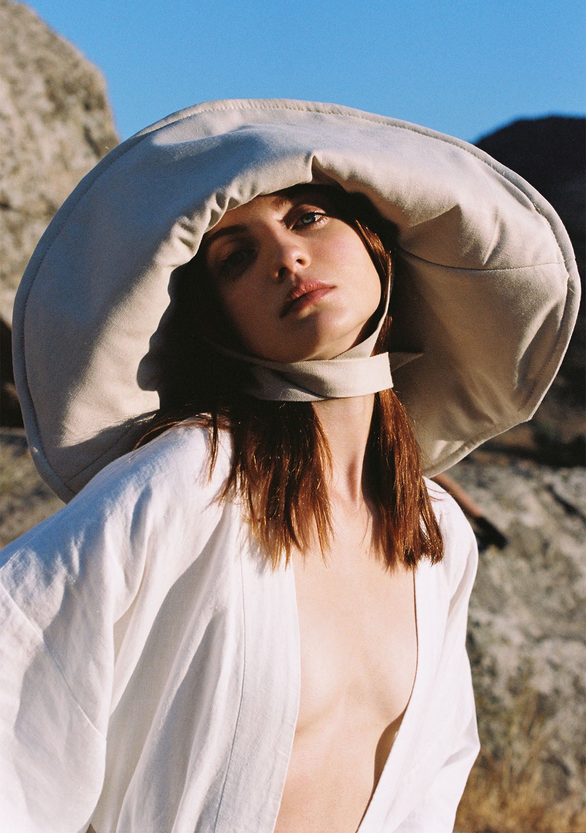 Cream Confetti Hat