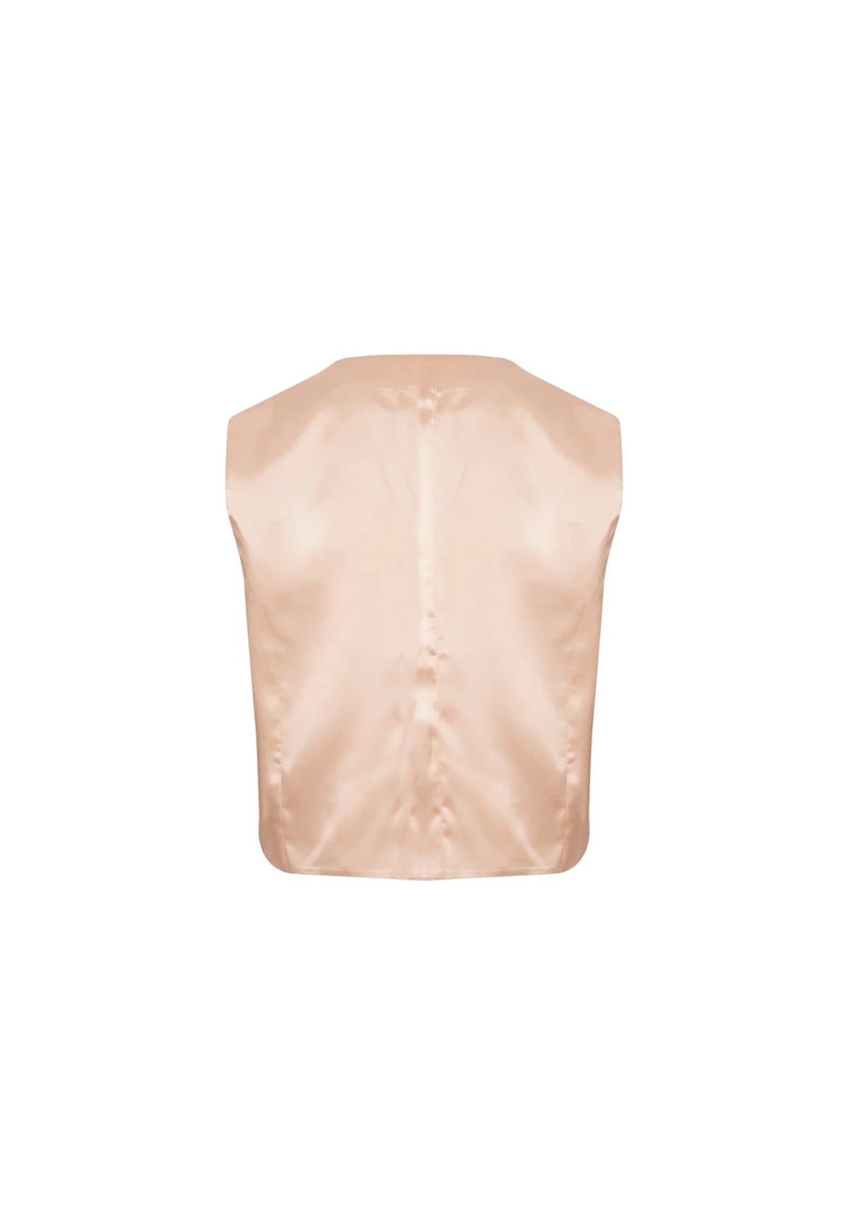 Cream Ines Velvet Vest