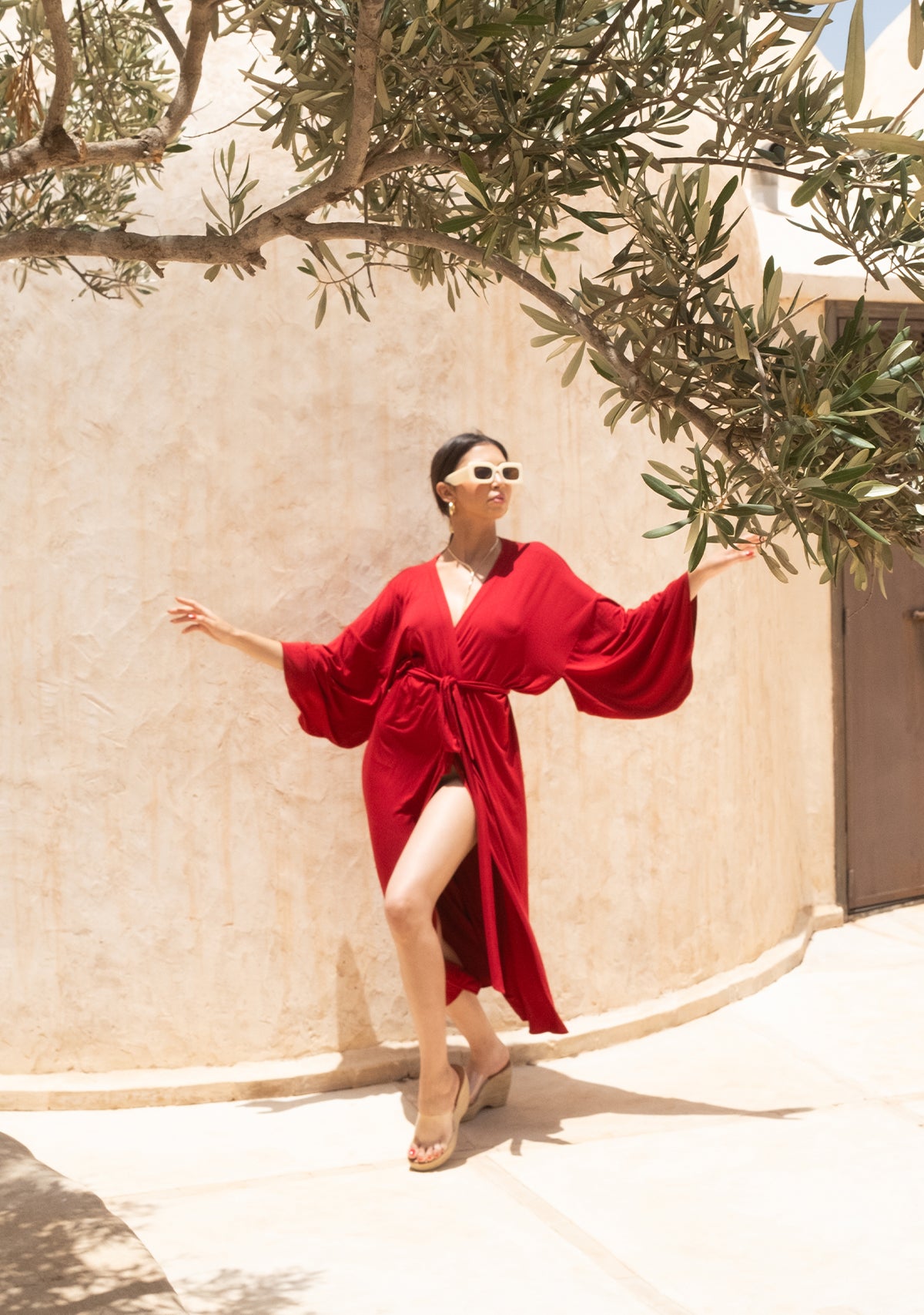 Bordo Kimono