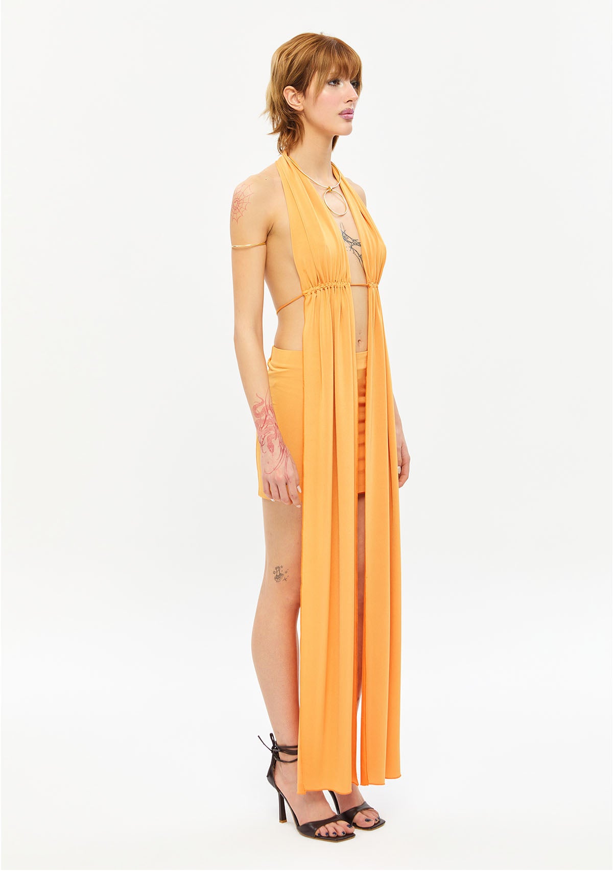 Lit Orange Blouse