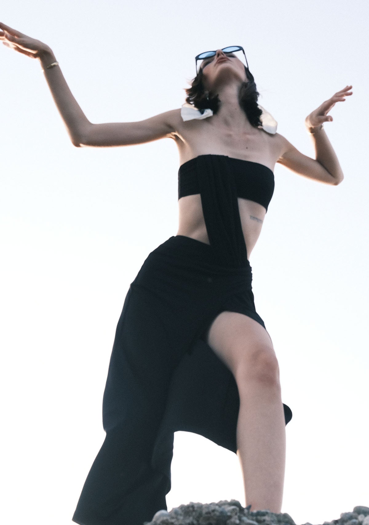 Black Long Zeta Dress
