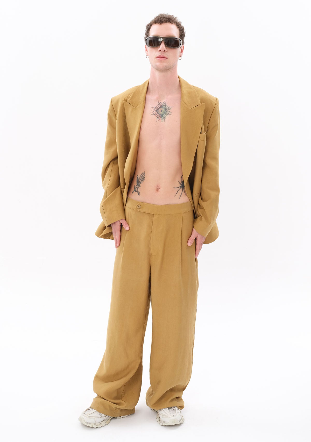 Açık Yeşil Tencel™ Pantolon