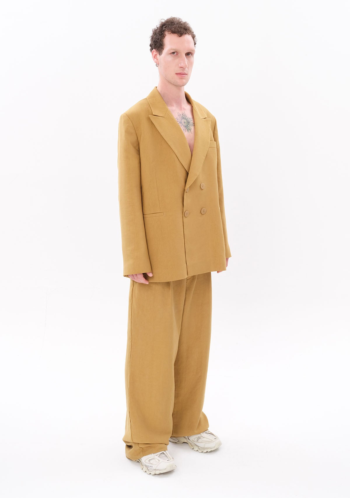 Açık Yeşil Tencel™ Blazer