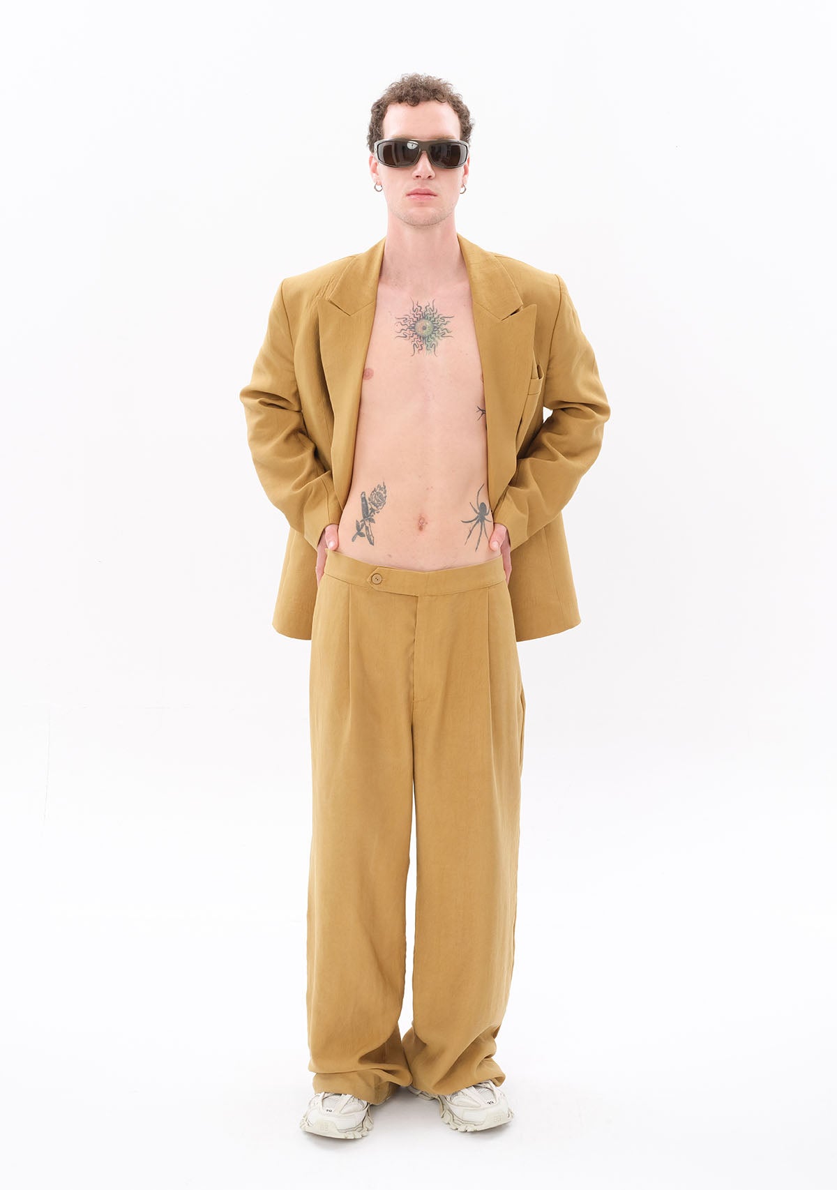 Açık Yeşil Tencel™ Pantolon