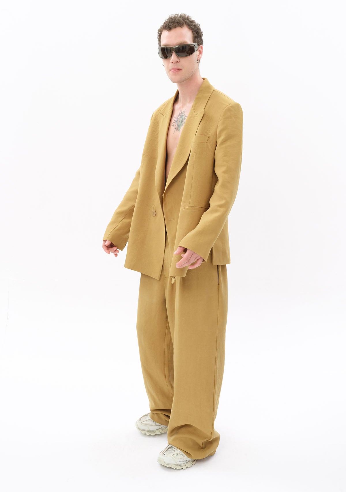Açık Yeşil Tencel™ Blazer